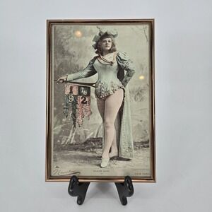 1893 Eileen Karl Sarony Framed Print Vintage Newsboy NY 6x9 Antique Theater Card